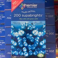 Premier Multi Action 200 Supabrights Blue LED Lights