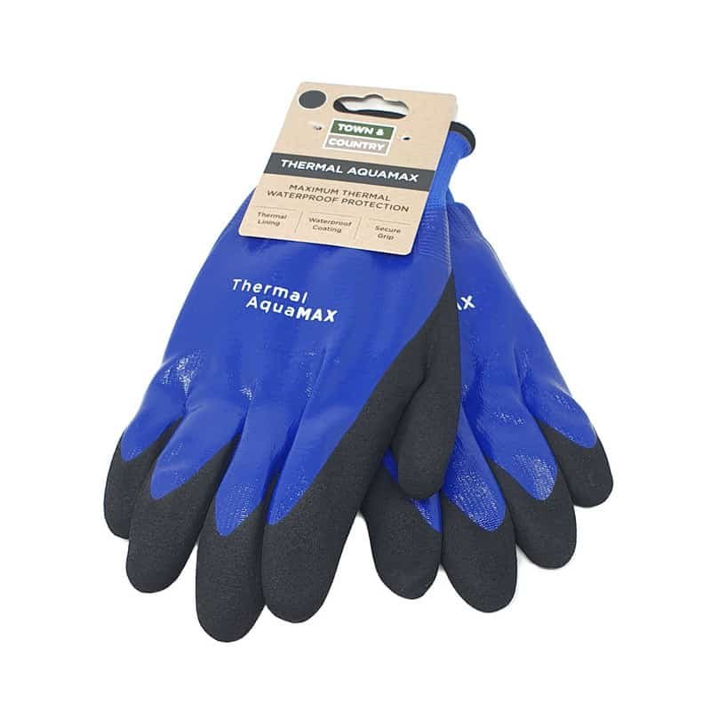 Town & Country Thermal Aquamax Waterproof Gardening Gloves