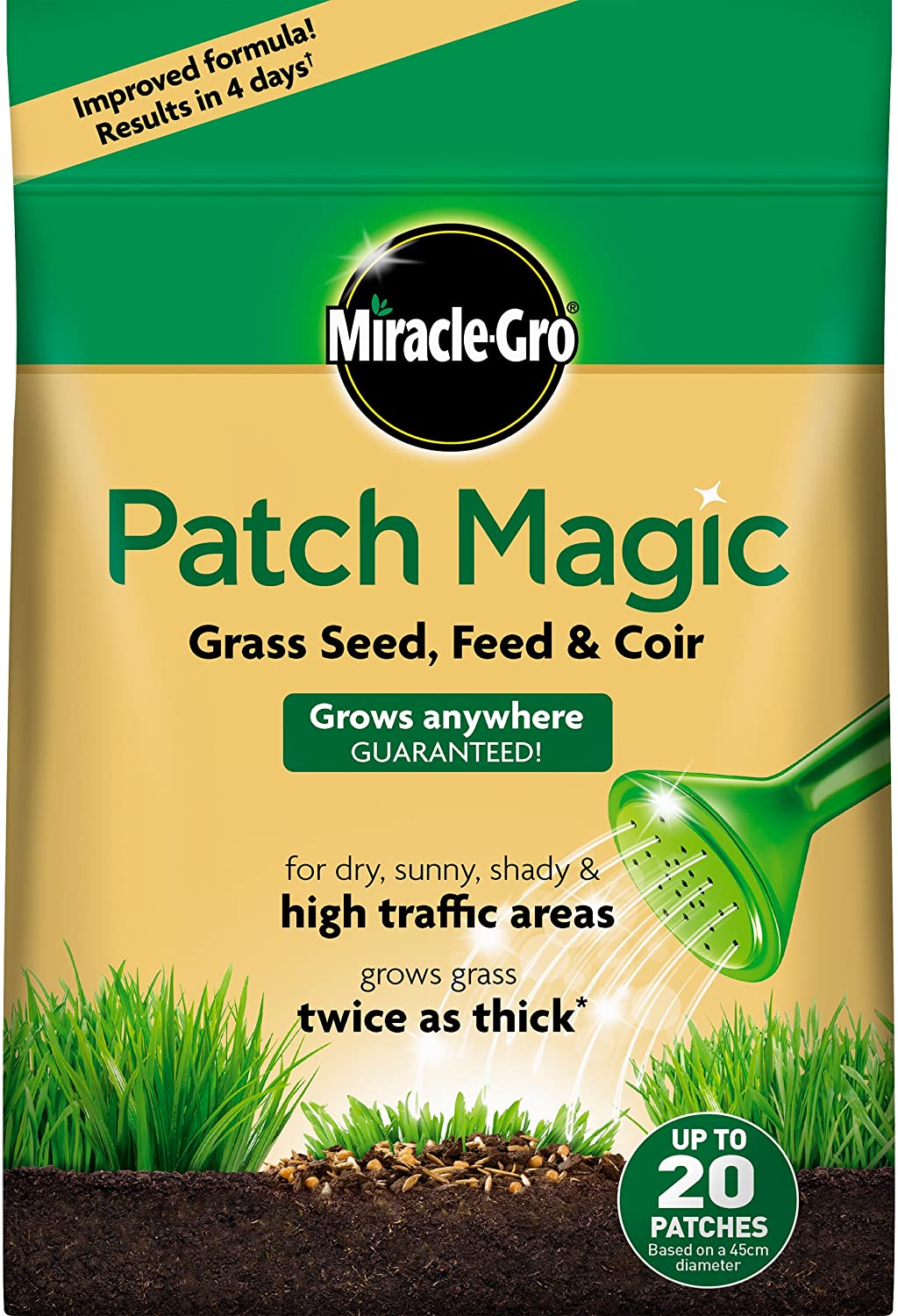 Patch Magic Grass Seed, Feed & Coir Bag 1.5kg