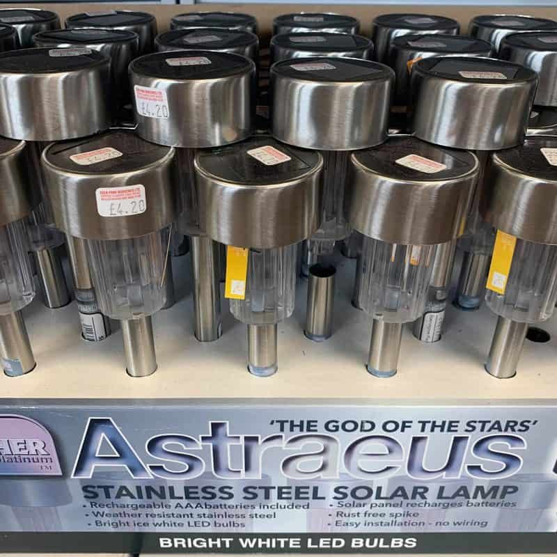 Stainless Steel Solar Lamp
