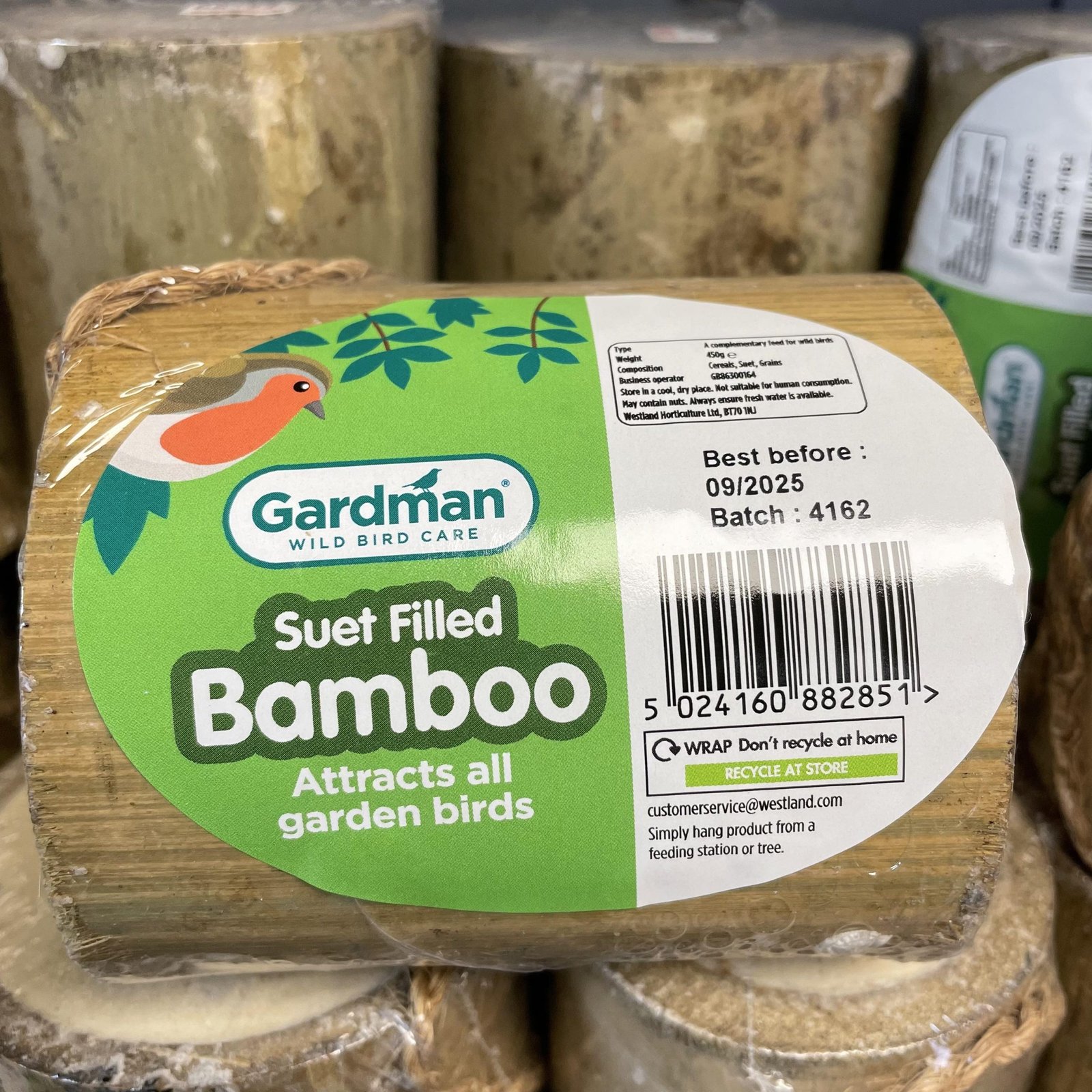 Gardman Suet Filled Bamboo*