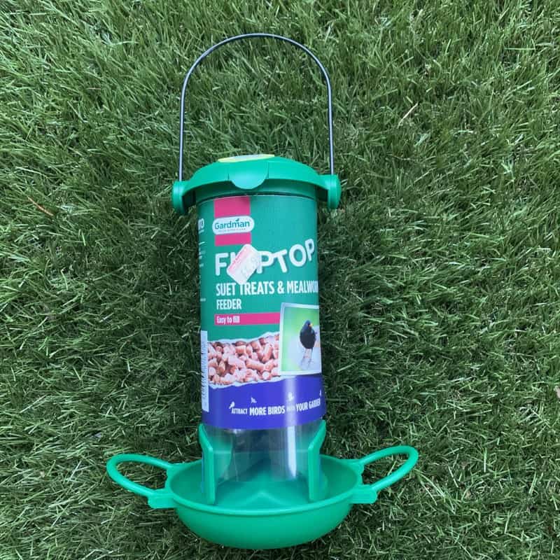 Gardman Flip Top Suet Treats and Mealworm Feeder