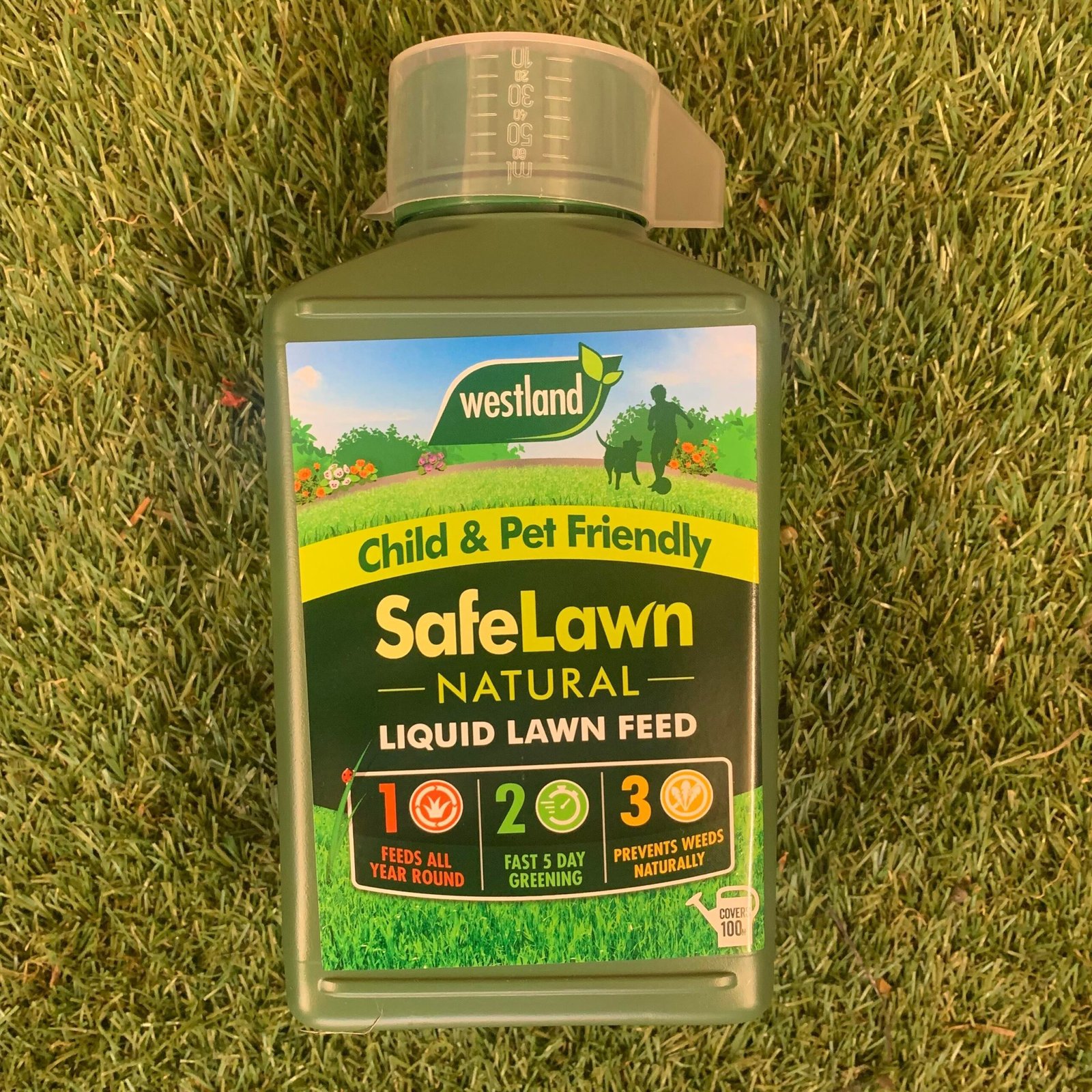 Westland Child & Pet Friendly SafeLawn Natural Liquid Lawn Feed 1ltr